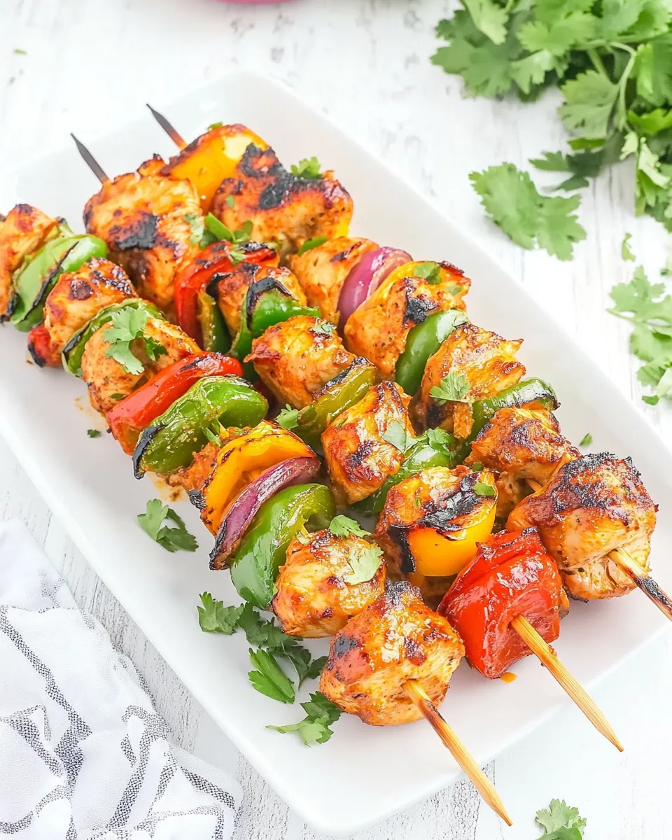 Air Fryer Chicken Kabobs