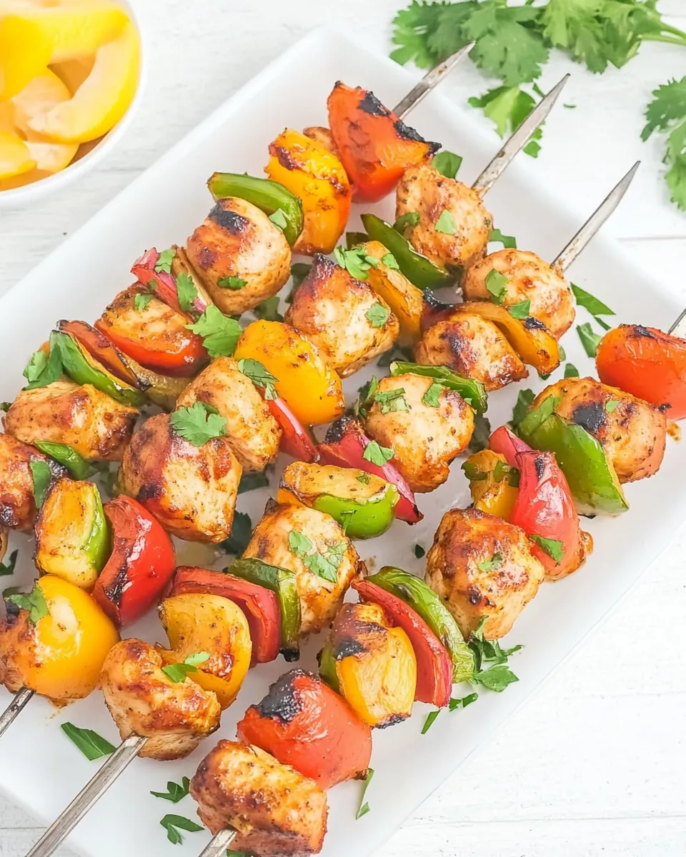 Air Fryer Chicken Kabobs