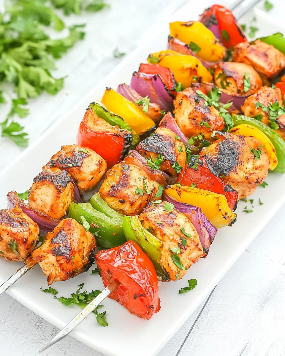 Air Fryer Chicken Kabobs