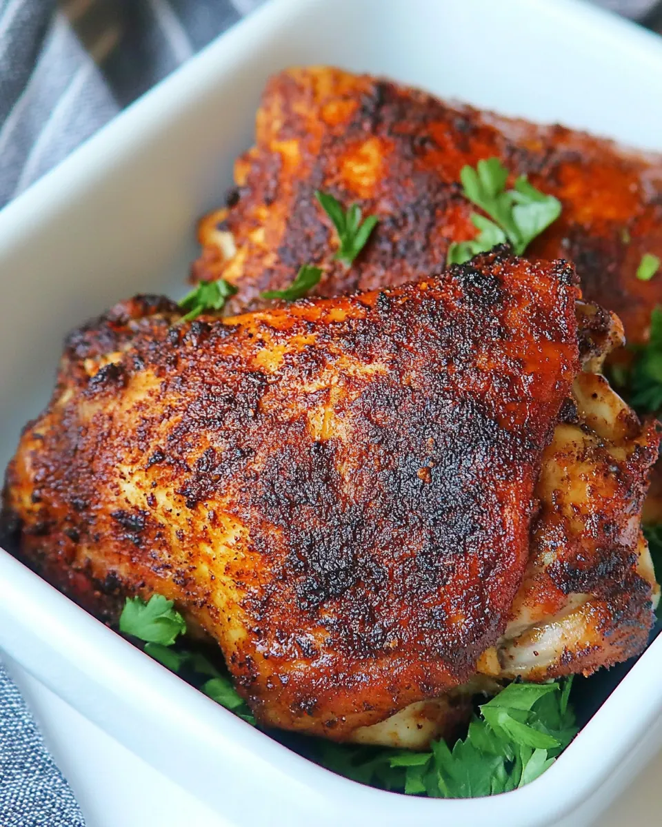 Air Fryer Chicken Thighs