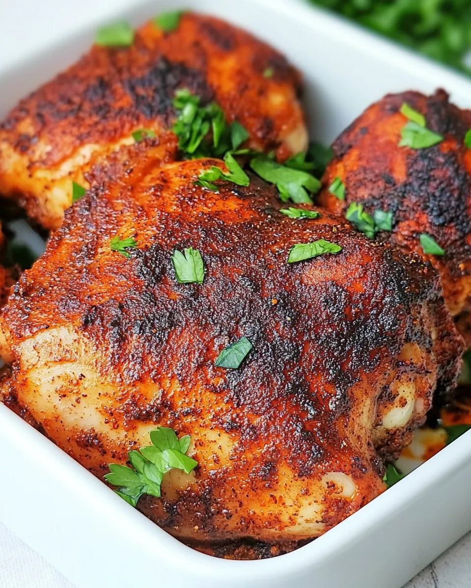 Air Fryer Chicken Thighs