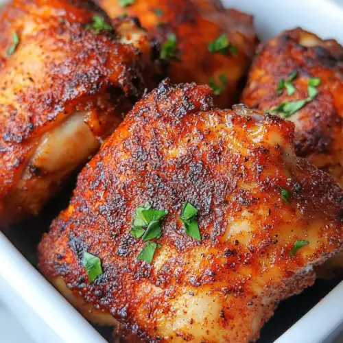 Air Fryer Chicken Thighs