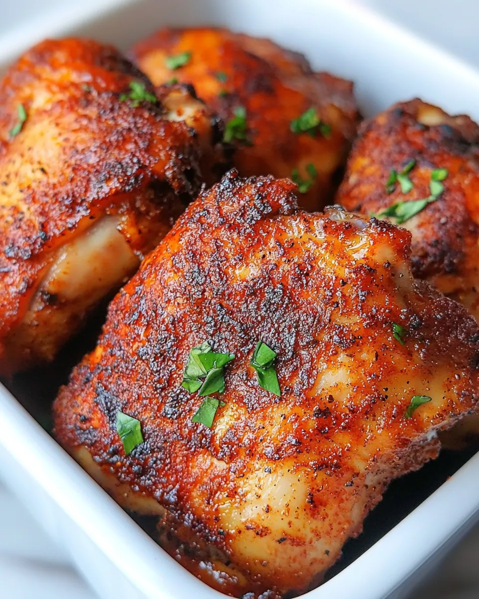 Air Fryer Chicken Thighs