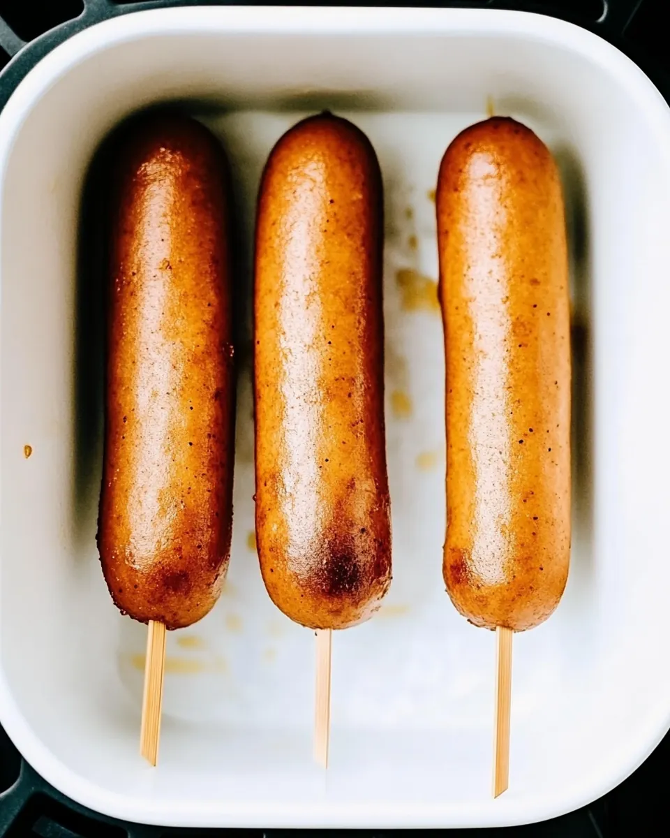 Air Fryer Corn Dogs