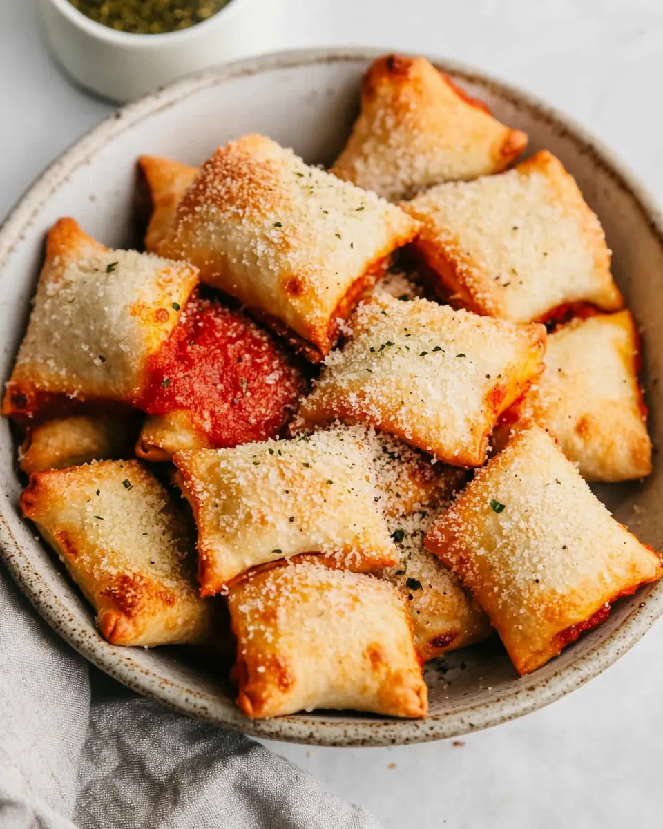 Air Fryer Frozen Pizza Rolls