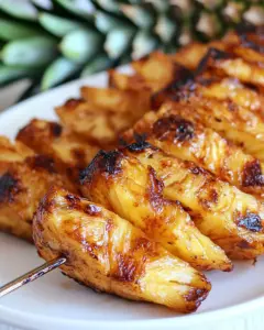 Air Fryer Grilled Pineapple