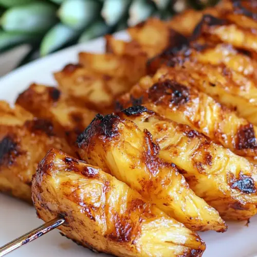 Air Fryer Grilled Pineapple