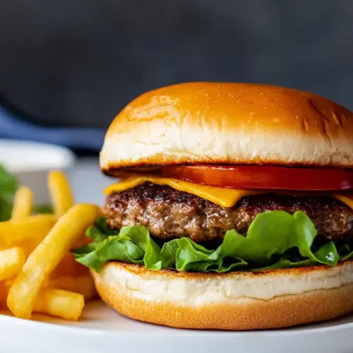 Air Fryer Hamburgers