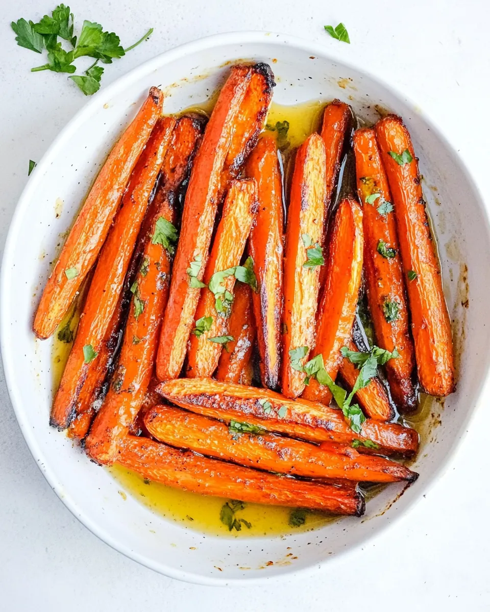 Air Fryer Honey Butter Carrots