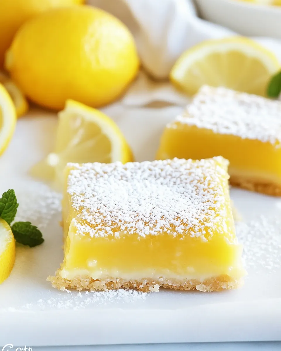 Air Fryer Lemon Squares
