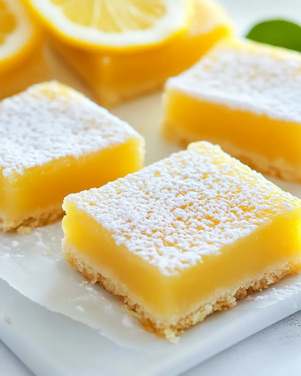 Air Fryer Lemon Squares
