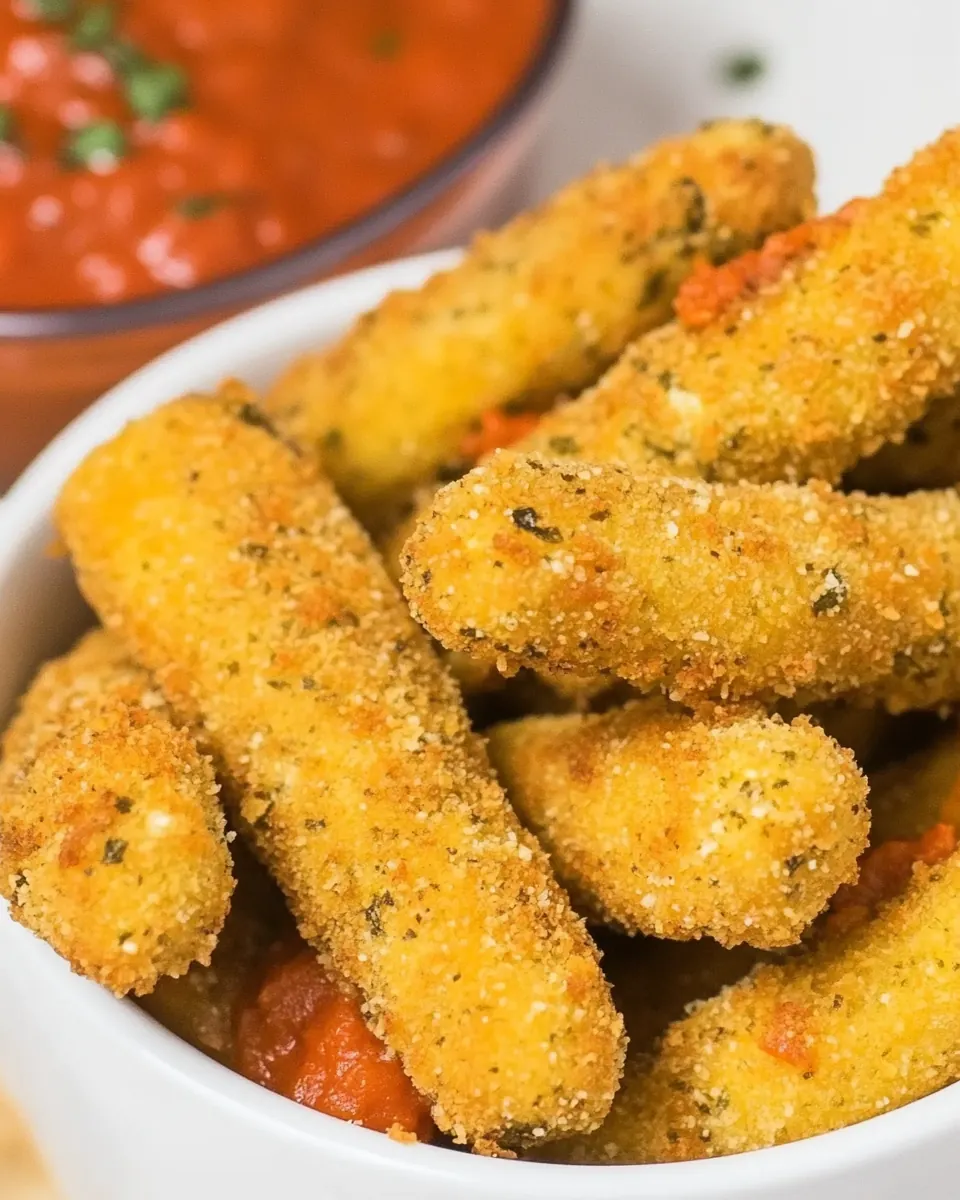 Air Fryer Mozzarella Sticks