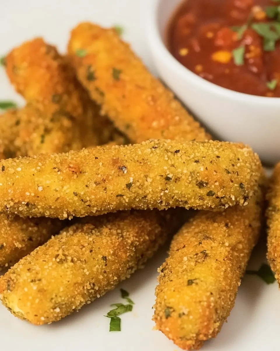 Air Fryer Mozzarella Sticks