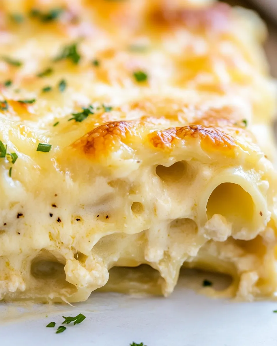 Alfredo Chicken Lasagna Roll Ups