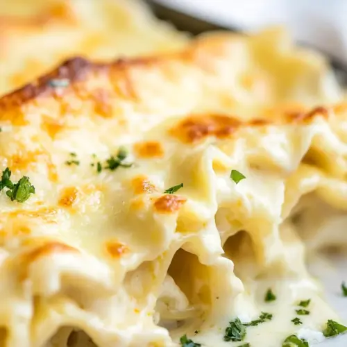 Alfredo Chicken Lasagna Roll Ups