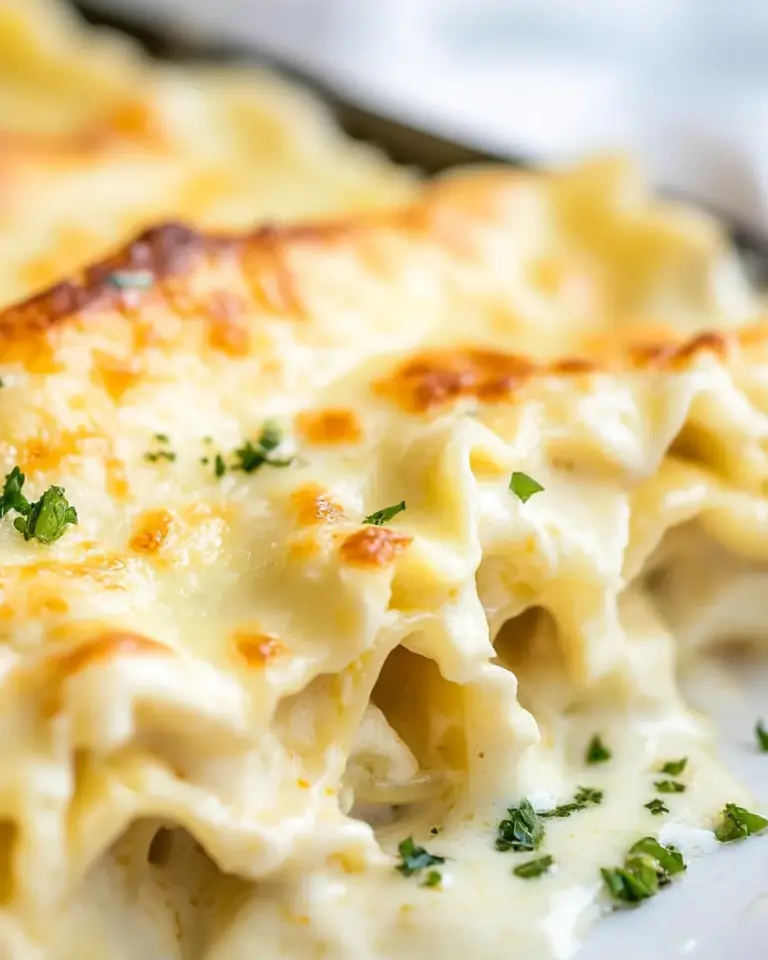 Alfredo Chicken Lasagna Roll Ups