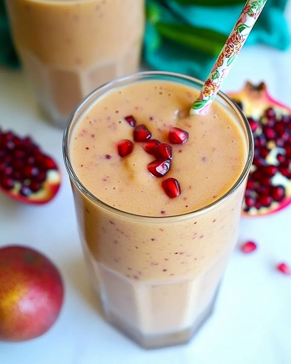 All Fruit Mango Pomegranate Smoothie