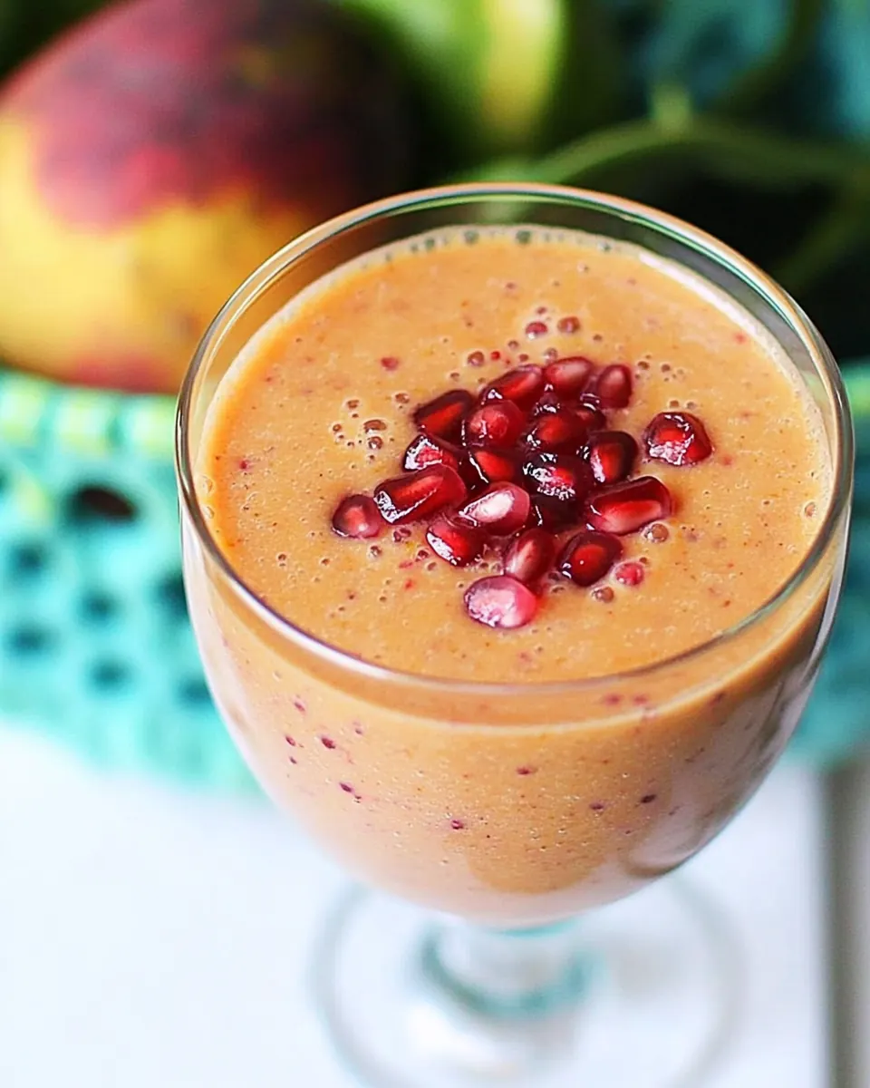 All Fruit Mango Pomegranate Smoothie