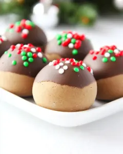 Allergy Friendly Holiday Buckeyes