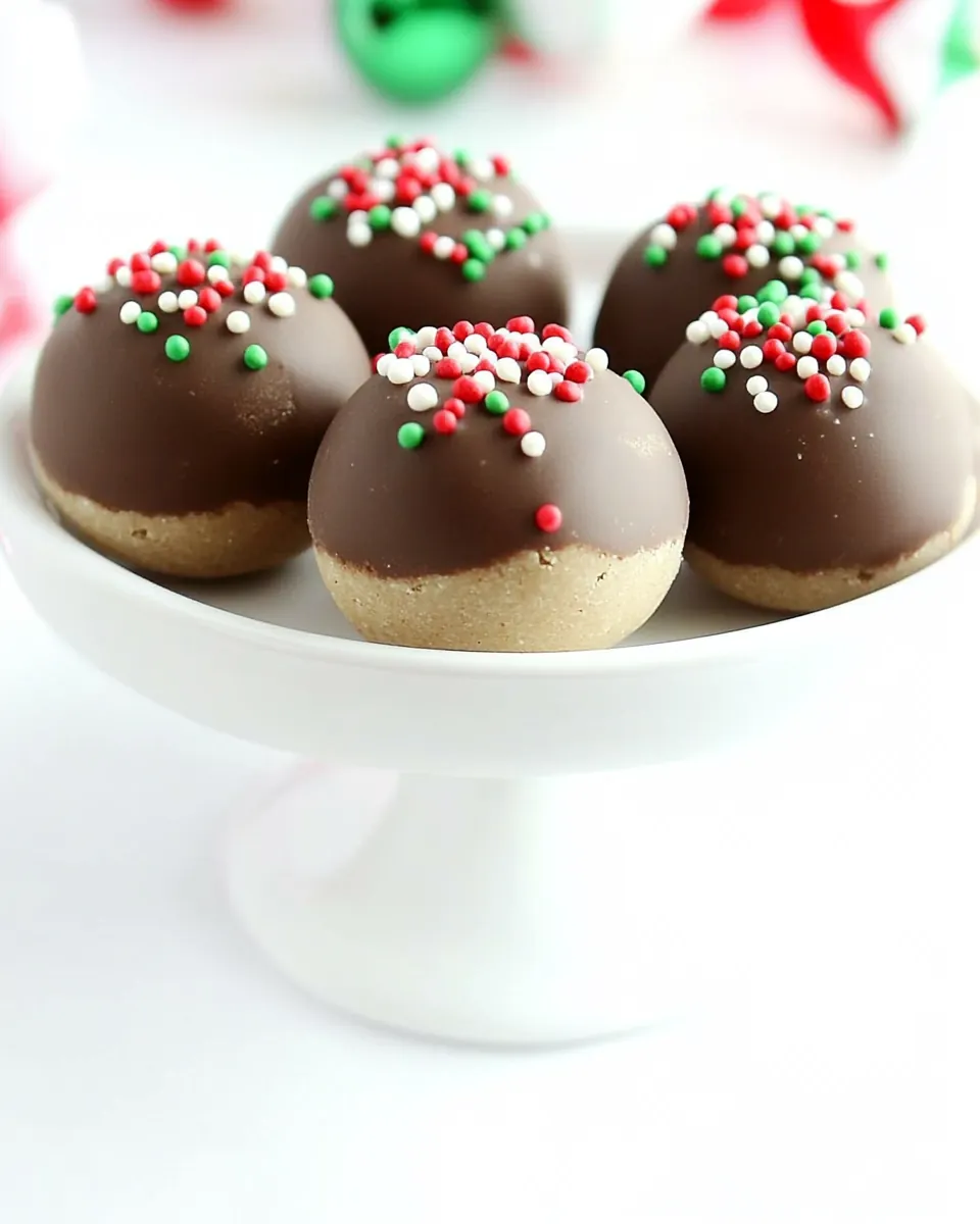 Allergy Friendly Holiday Buckeyes