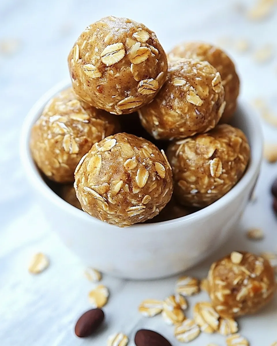 Almond Butter Oat Balls