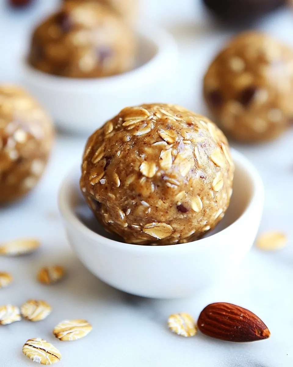 Almond Butter Oat Balls