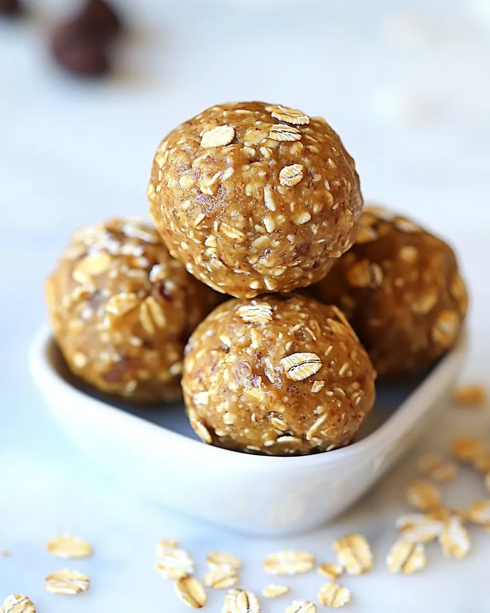 Almond Butter Oat Balls
