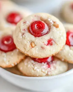 Almond Cherry Cookies