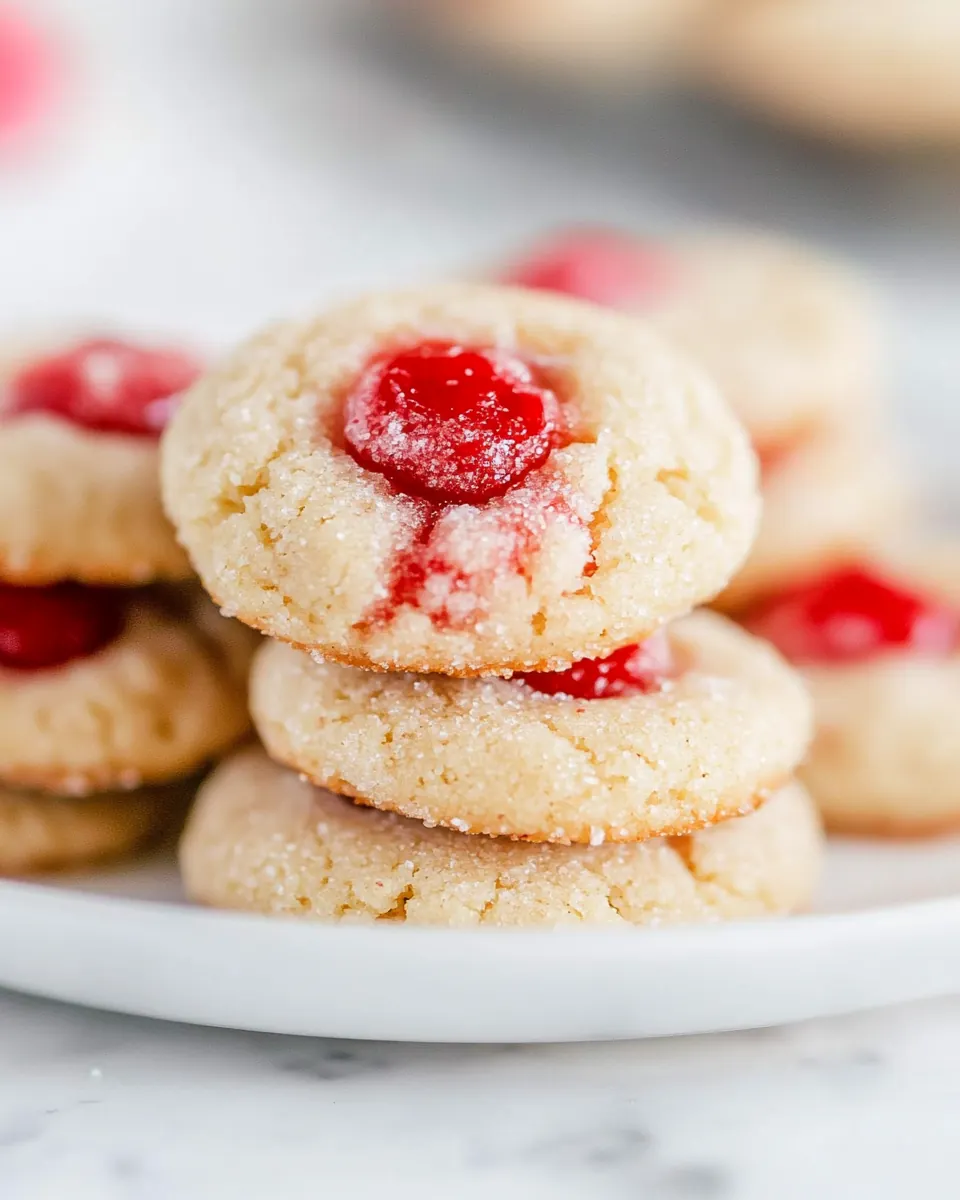 Almond Cherry Cookies