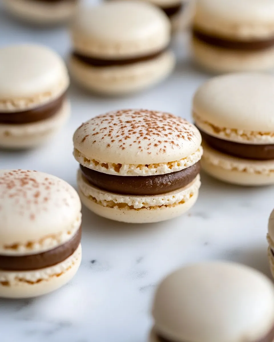 Almond Cookie Dough Macarons
