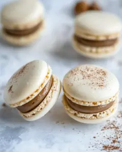 Almond Cookie Dough Macarons