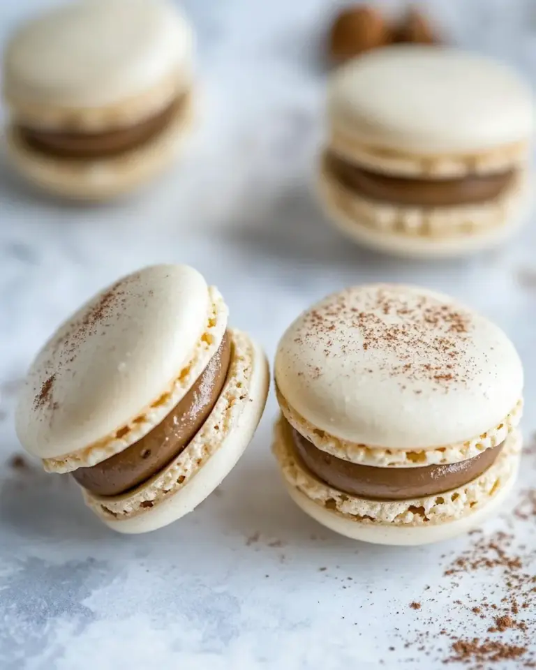 Almond Cookie Dough Macarons