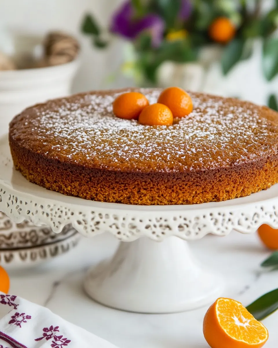 Almond Flour Clementine Cake