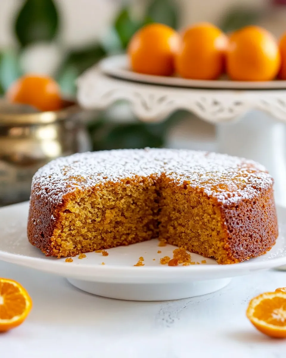 Almond Flour Clementine Cake
