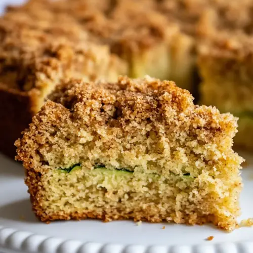 Almond Flour Zucchini Crumb Cake