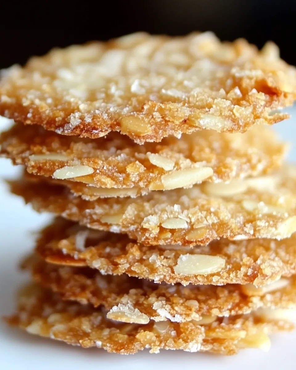 Almond Lace Cookies