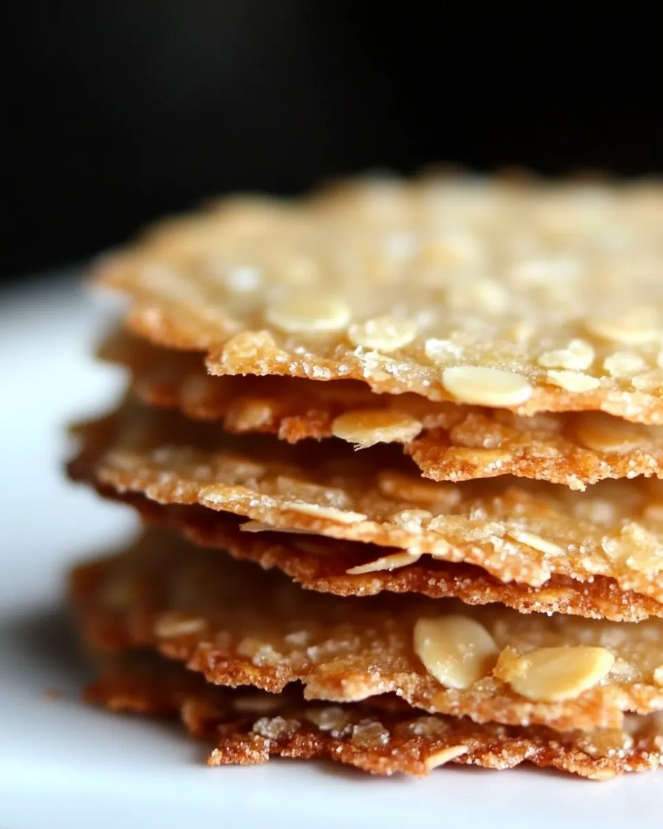 Almond Lace Cookies