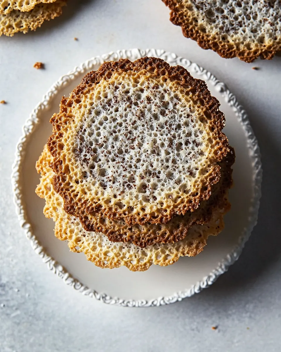 Almond Lace Sandwich Cookies