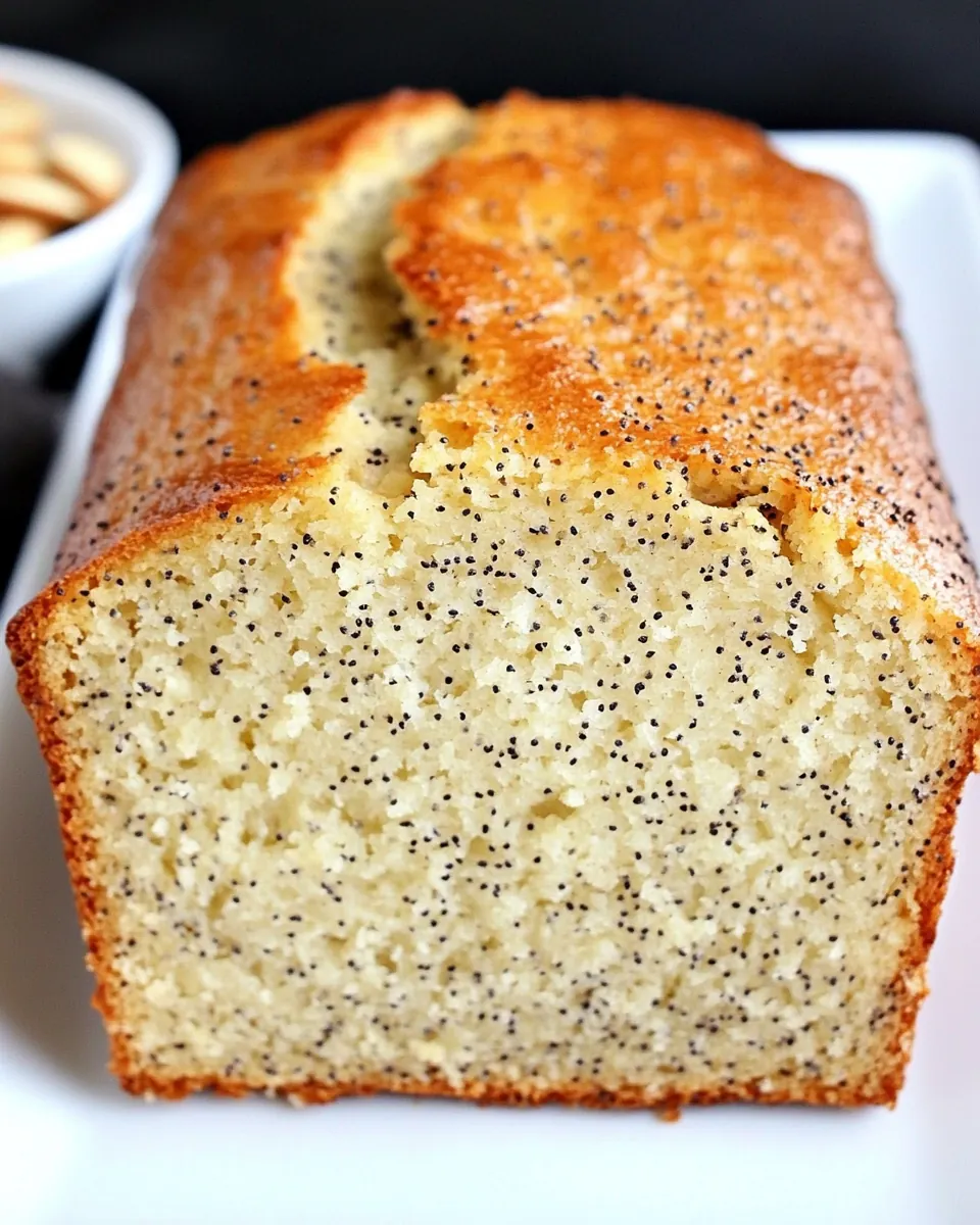 Almond Poppy Seed Bread