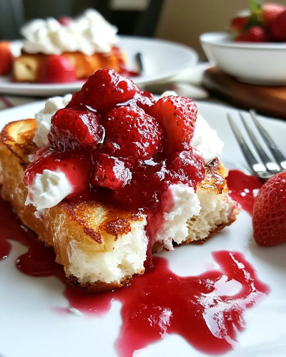 Angel Food Cake French Toast