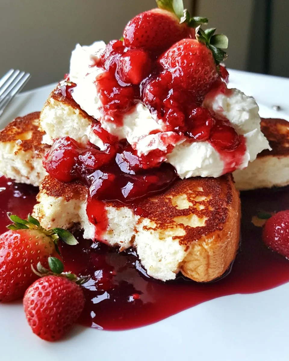 Angel Food Cake French Toast