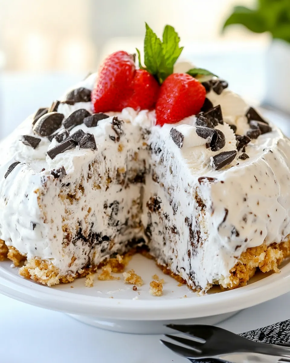 Angel Food Ice Cream Cake