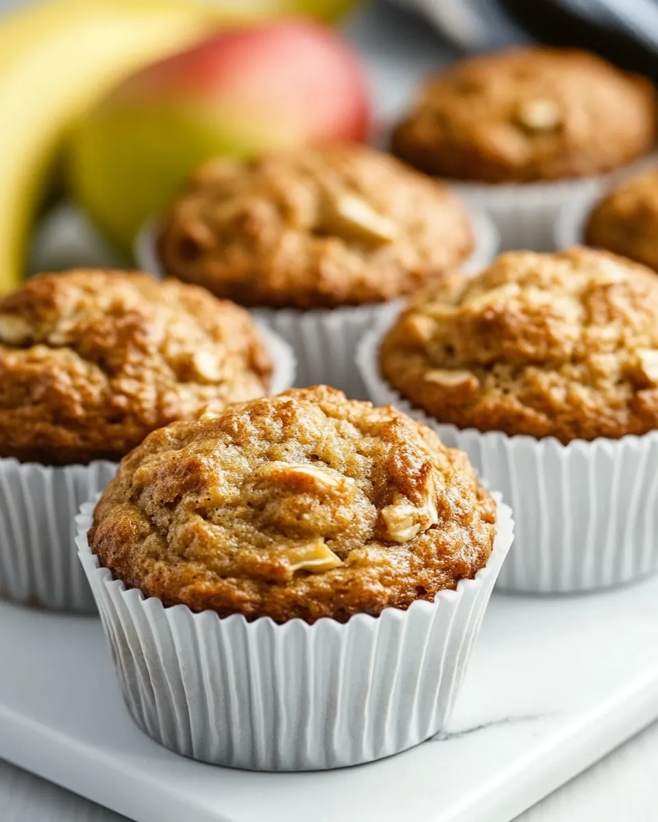 Apple Banana Muffins