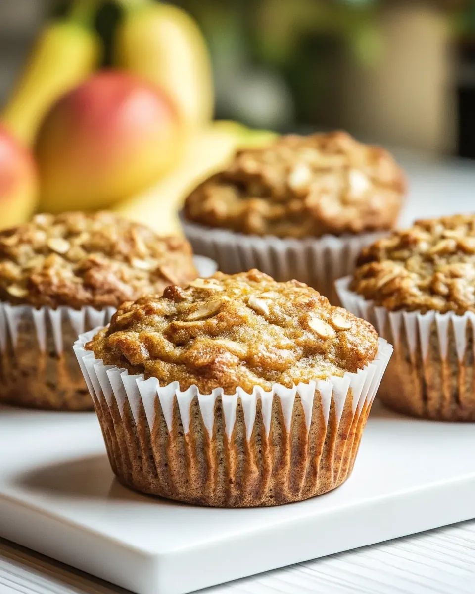 Apple Banana Muffins