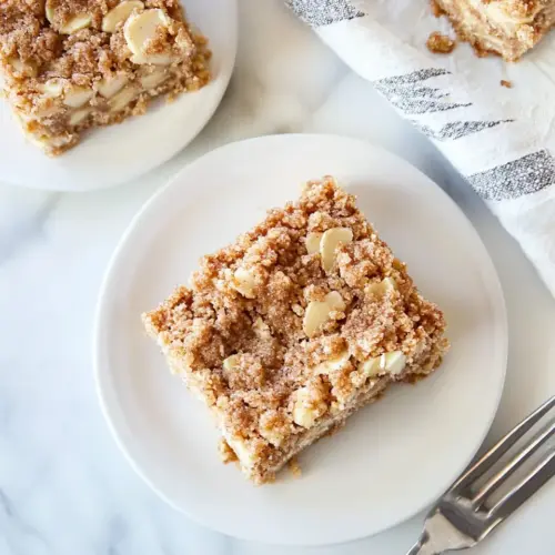 Apple Blondies with Cinnamon Almond Streusel