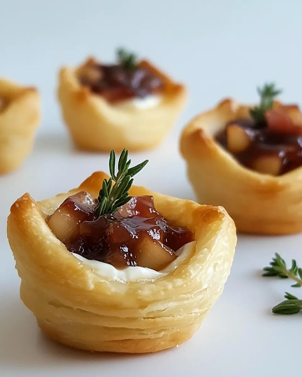 Apple Butter Brie Bites