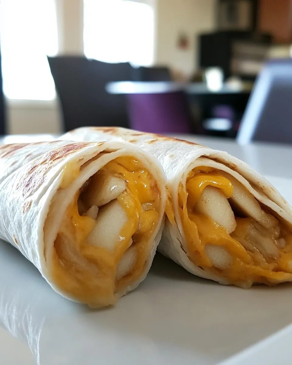 Apple Cheddar Wraps
