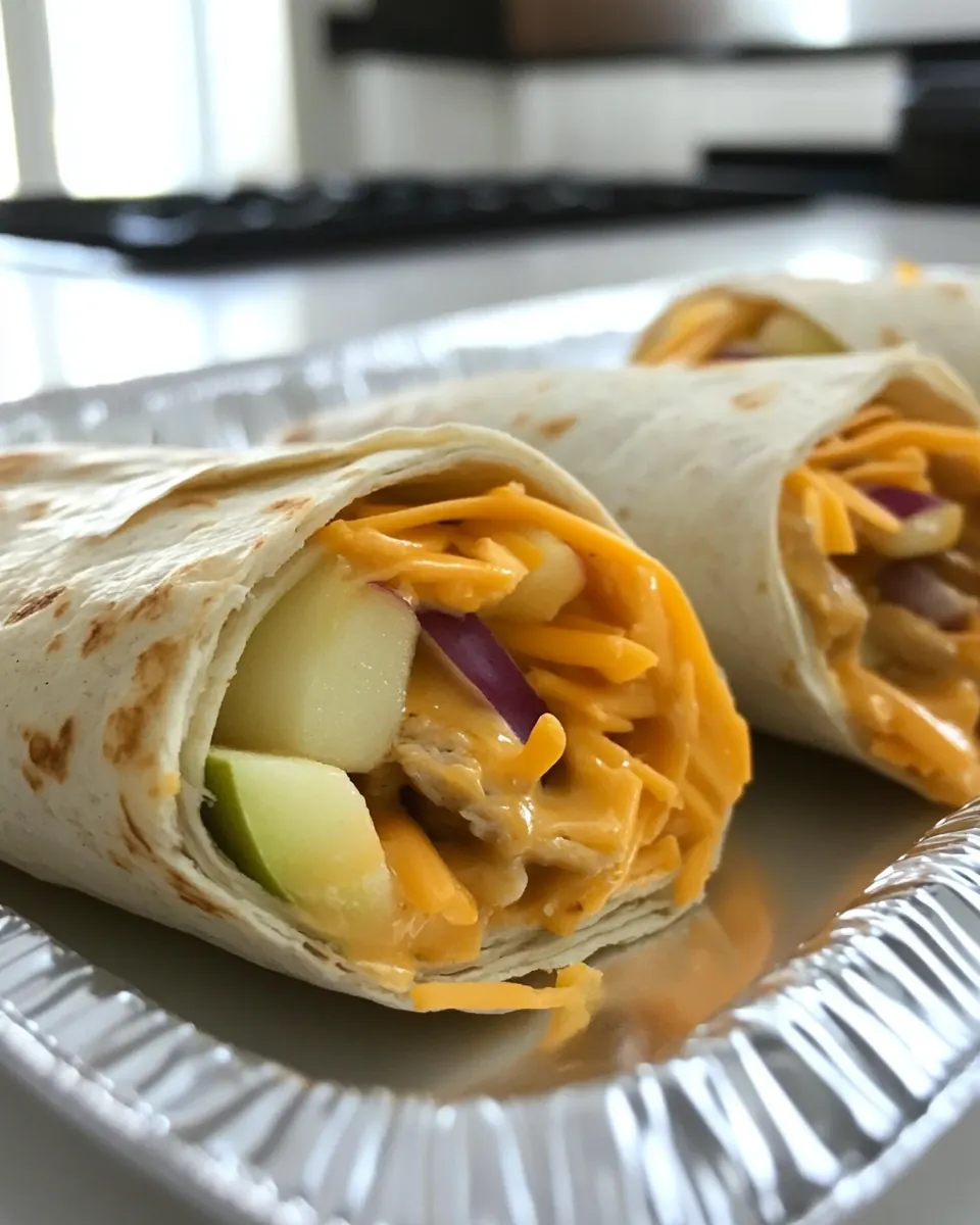 Apple Cheddar Wraps