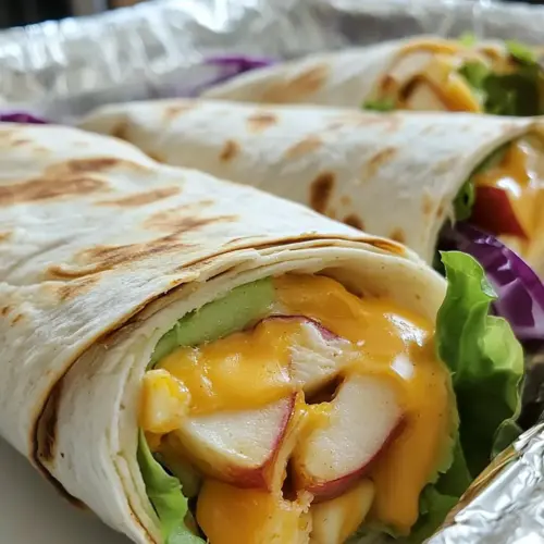 Apple Cheddar Wraps