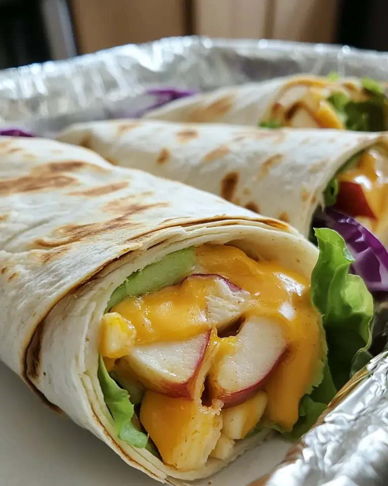 Apple Cheddar Wraps